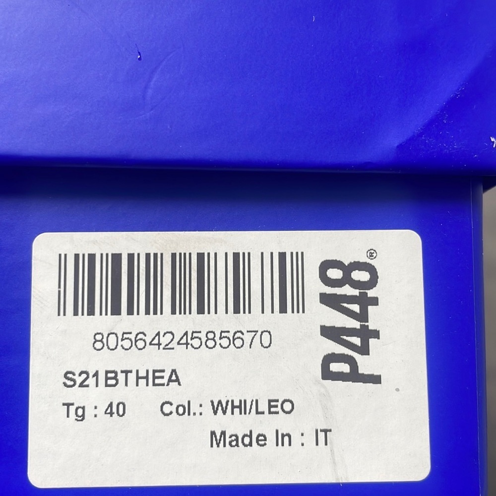 P448 Bthea Leather Sneaker P448 Size 9.5 - Picture 10 of 16